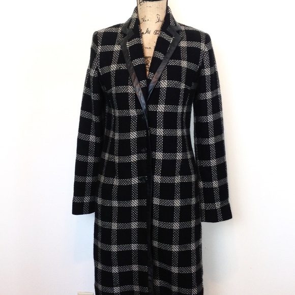 Banana Republic Jackets & Blazers - Banana Republic Wool & Leather Coat S @